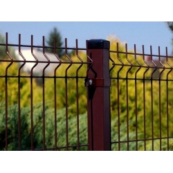 Panele ogrodzeniowe  250cm/153cm/3mm - 75x200mm - antracyt , brązowe , czarne , srebrne , zielone